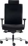 Bürodrehstuhl Sumo, mit Kopfstütze, mit...