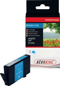 Tintenpatrone, ersetzt HP 912XL C, 11ml, cyan