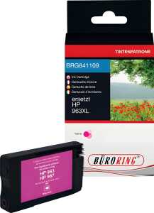 Tintenpatrone, ersetzt HP 963XL M, 26ml, magenta