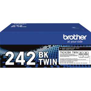 Twin Pack Toner TN-242BK, f Brother Drucker, 2 x 2.500 S, schwarz