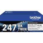 Twin Pack Toner TN-247BK, f Brother Drucker, 2 x ca....