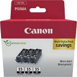 Tintenpatrone PGI-35BK Dreierpack, Canon Drucker, schwarz