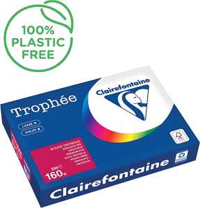 Kopierpapier Trophee, DIN A4, 160g/qm, 250 Blatt, kirschrot