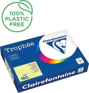 Kopierpapier Trophee, DIN A4, 160g/qm, 250 Blatt, hellgelb