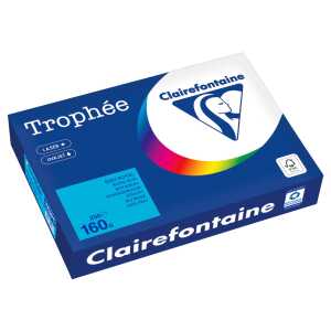 Kopierpapier Trophee, DIN A4, 160g/qm, 250 Blatt, royalblau