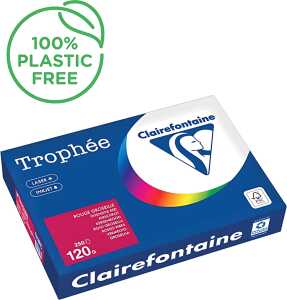 Kopierpapier Trophee, DIN A4, 120g/qm, 250 Blatt, kirschrot