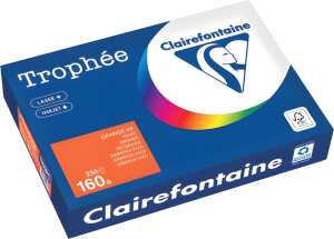 Kopierpapier Trophee, DIN A4, 160g/qm, 250 Blatt, orange
