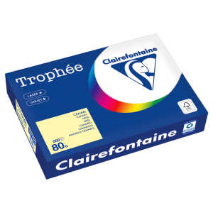 Kopierpapier Trophee, DIN A4, 80g/qm, 500 Blatt, gelb