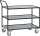 Tischwagen 2750-7016 3 Böden 300kg anthrazit, Ladefläche 850 x 500 mm