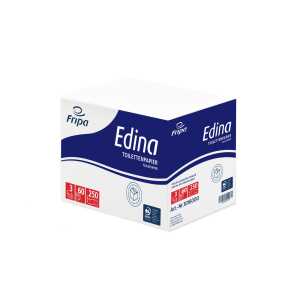 Fripa Toilettenpapier Edina 3-lagig weiß 250 Bl./Rl. 60 Rl./Pack.