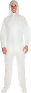 Overall mit Kapuze, PP, Gr. XXL, weiß, 50 Stück