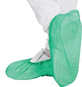 Überschuhe CPE, Einheitsgröße, grün, 100 Stück