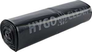 Abfallsäcke Premium, 120 Liter 80my schw LDPE-Folie, 25 Stück à Rolle