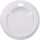 Deckel für Pappbecher, mit Öffnung, PS, Ø 80 mm, weiß, 100 Stück