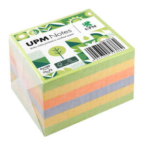 Haftnotiz, 75 x 75 mm, Spring Mix 100 Blatt/Block, 6 Blöcke,