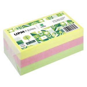 Haftnotiz, 125 x 75 mm, Brillant Mix 100 Blatt/Block, 6 Blöcke