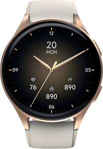 Smartwatch 8900, Amoled 1.32", Telefonfunktion, rund, gold
