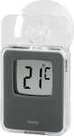 Fensterthermometer, digital, grau
