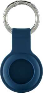 Schlüsselanhänger, Apple Airtag, Silikonlook, blau