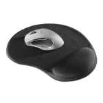 Mauspad Ergo mit Memory Schaum, schwarz