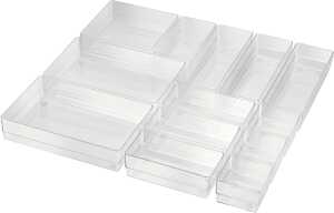 Schubladen-Organizer the organizer, 13-teilig, Kunststoff, transparent