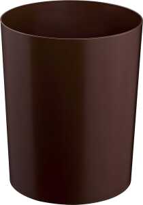 Sicherheitspapierkorb, Kunststoff, 13 Liter, braun