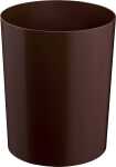 Sicherheitspapierkorb, Kunststoff, 13 Liter, braun