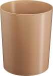 Sicherheitspapierkorb, Aluminium-Einsatz, 13 Liter, gold