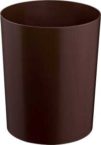 Sicherheitspapierkorb, Aluminium-Einsatz, 13 Liter, braun