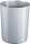 Sicherheitspapierkorb, Aluminium-Einsatz, 13 Liter, silber
