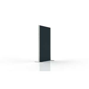 Stellwand Akustik Wood 107 x 180 cm (B x H) Zweibeinstativ Filz grau