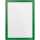 Info-Rahmen, selbstklebend, DIN A4, Magnetverschluß, 2 Stück, grün
