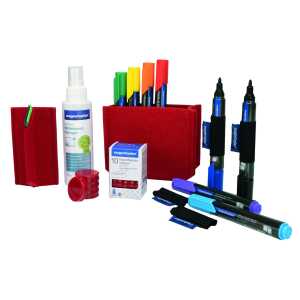 Whiteboard Essentials Kit, rot