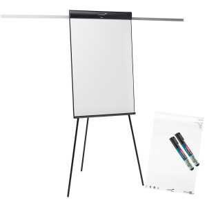 Flipchart pro tripod, Whiteboard-Oberfläche lackierter Stahl,