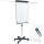 Flipchart pro tripod, Whiteboard-Oberfläche lackierter Stahl, Sternfuß