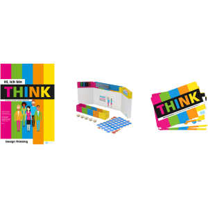 Starter Set Think Flip, praktischer Flipchart-Papierblock,