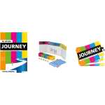 Starter Set Journey Flip, Papierblock, GECKO Workshopset