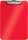 Klemmbrett WOW-Serie, A4, Polystyrol, rot met. für 80 Blatt 80 g/m²)