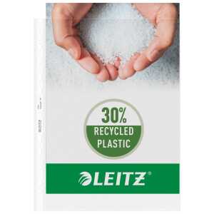 Prospekthülle, A4, farblos, PP-Folie, 100 my, genarbt, 100 Hüllen