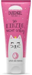 Duschgel 200ml, Lemon-Papaya Duft, Motiv Katze
