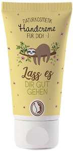 Handcreme 30ml, Sheabutter, Lemon-Papaya Duft, Motiv Faultier