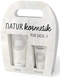 Naturkosmetikset Handcreme 30 ml + Duschgel 200 ml mit Motiv Feder