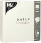 Servietten 32 x 32 cm, unifarben, 50 Stück, weiß