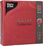 Servietten 32 x 32 cm, unifarben, 50 Stück, bordeaux