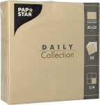 Servietten 32 x 32 cm, unifarben, 50 Stück, sand