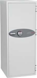 Tresor Data Commander, elektrisches Schloss, Volumen 228 Liter, weiß