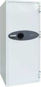 Tresor Data Commander, Fingerabdruck-Schloss, Volumen 228 Liter, weiß