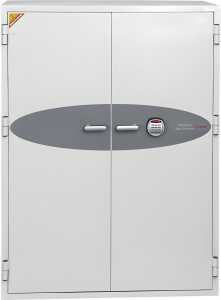 Tresor Data Commander, elektrisches Schloss, Volumen 457 Liter, weiß