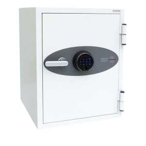 Tresor Fire Fighter, Fingerabdruck-Schloss, Volumen 63 Liter, weiß