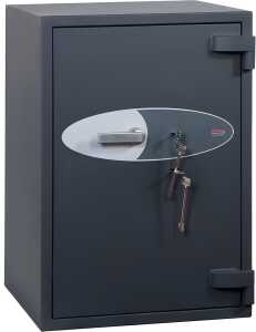 Sicherheitstresor Planet, Schlüssel-Schloss, 129 Liter, graphitgrau